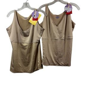 Spanx Bundle (2) Criss Cross & Shaping Cami Size 2X NEW